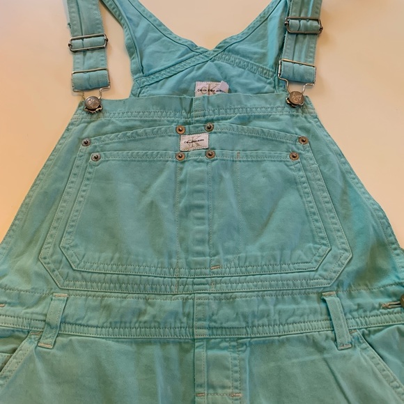 Light blue overalls shorts Calvin Klein - Picture 2 of 15